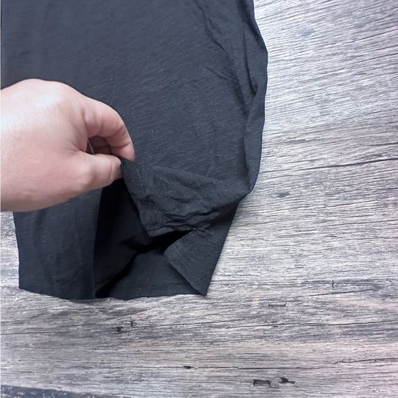 Nine West Black Flutter Sleeve Ruffled Tank Top - Picture 6 of 6